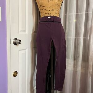Purple High-Waisted Pants